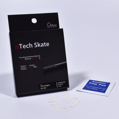nTech Skate for Finalmouse Ultralight / Air58 ×1set    100%PTFE/ジュラコン®素材